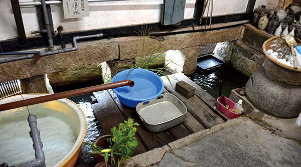 軟水の湧き水