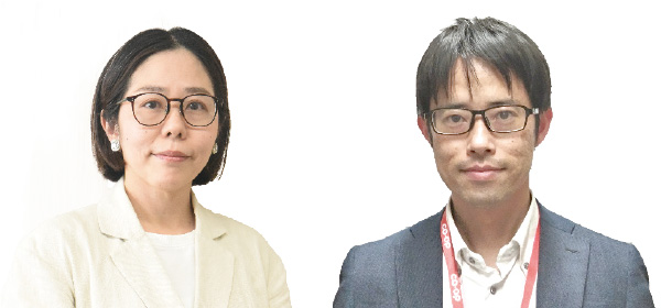 日生協 マーケティング部　菱さんと安田さん