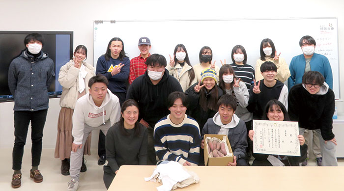 プロジェクトに参加した龍谷大学農学部のみなさん