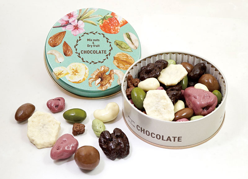 ミックスナッツ&ドライフルーツチョコレート