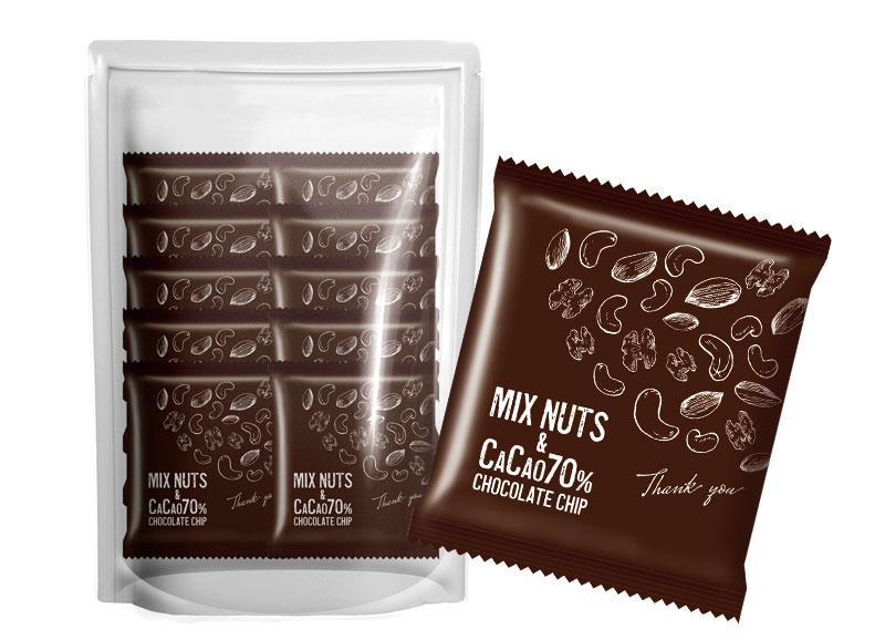 素煎りミックスナッツ ハイカカオチョコ入り